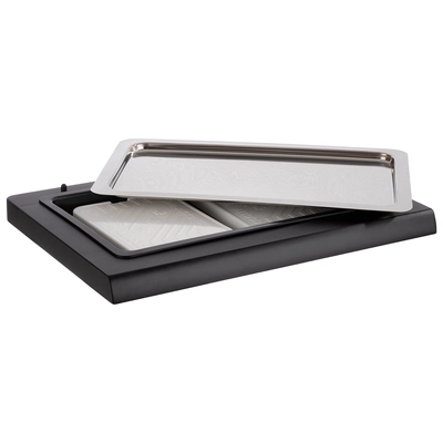GN 1/1 Vitrine buffet Top Fresh, 60 x 41cm, noir, Set: 1 Box, 2 accus + 1 plateau GN 1/1_1