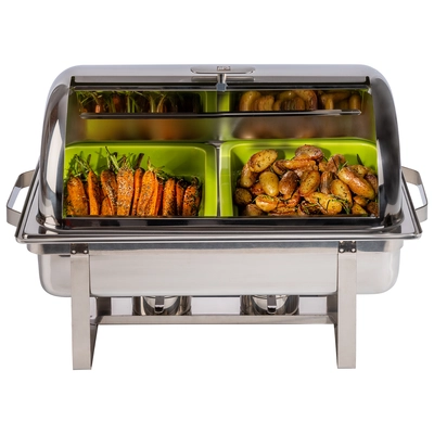 GN 1/1 Rolltop Chafing Dish Maestro, en inox, 9 l _2