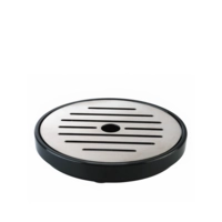 Tropfenschale schwarz 2-teilig Ø 9.5 cm, H: 1.5 cm 