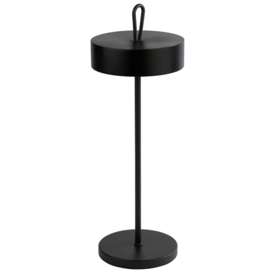 Tischleuchte Cleo, Ø 12 cm, H: 30.5 cm, schwarz _1