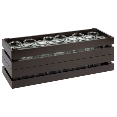 GN Superbox Boîte noir 55.5x18.5cm, H: 10.5cm, en bois d'acacia_2