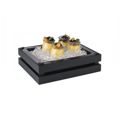GN Einsatz Superbox, 32.5 x 26.5 cm, H: 8.5 cm Polystyrol, schwarz_2