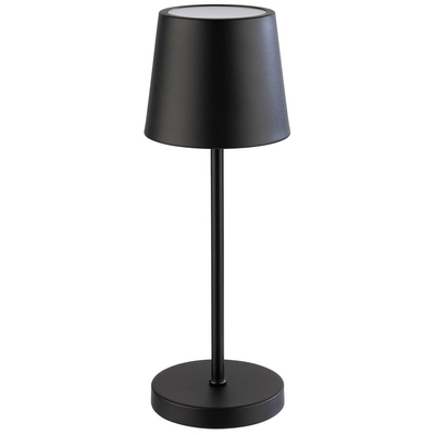 Tischleuchte Merle Mini, Ø 9 cm, H: 25 cm, schwarz _1