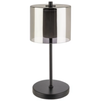 Lampe de table Anton, Ø 12 cm, H: 28 cm, noir 