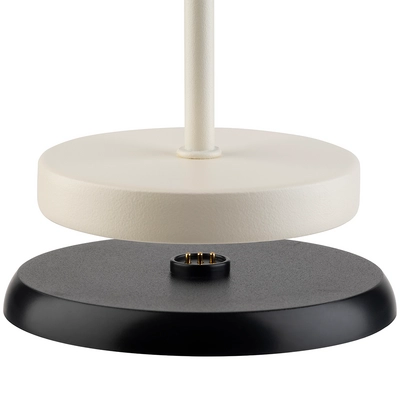 Tischleuchte Merle Mini, Ø 9 cm, H: 25 cm, weiss _3