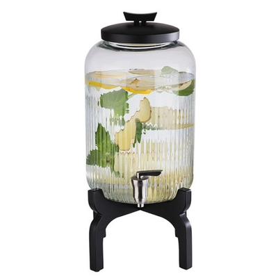 Distributeur de boissons Asia, 24.5 cm, H: 45.5 cm 7 l, récipient en verre robuste_2