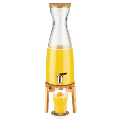 Distributeur de boissons Fresh Wood, 23 x 23cm, H: 56.5 cm, récipient en verre robuste_2