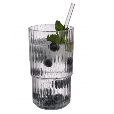 Trinkbecher Linea, grau, 500 ml, stapelbar Ø 8.5 cm, H: 15 cm, Tritan_2