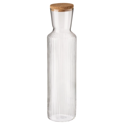 Lines Glaskaraffe Kork Deckel, H: 35 cm, 1.5 l _1