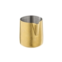 Milch-/Kaffeerahm Giesser, gold matt, 0.15 l Vintage-Look