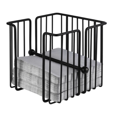 Urban Serviettenhalter, 19 x 19 cm, H: 18 cm, schwarz_2