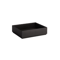 GN 1/2 Holzbox Valo, 32.5 x 26.5 cm, H: 8.5 cm,  schwarz