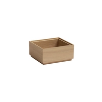 GN 1/6 Holzbox Valo, 17.6 x 16.2 cm, H: 8.5 cm 