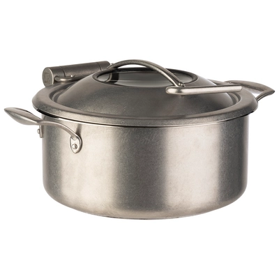 Orbit Chafing Dish 4-tlg. Ø 30.5cm, Edelstahl, 4 l Vintage Look_1