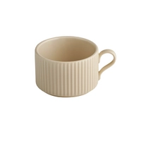 Cappuccinotasse The Grid, Ø 9 cm, H: 6 cm, 20 cl,  sand