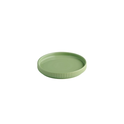 Assiette The Grid, Ø 16 cm, H: 2.5 cm,  sauge_1