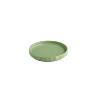 Assiette The Grid, Ø 16 cm, H: 2.5 cm,  sauge
