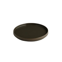 Teller The Grid, Ø 23 cm, H: 2.5 cm,  mud