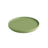 Teller The Grid, Ø 26 cm, H: 2.5 cm,  salbei