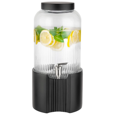 Getränkespender Element, Ø 22 cm, H: 45 cm,  7 Liter, Behälter aus Glas_2