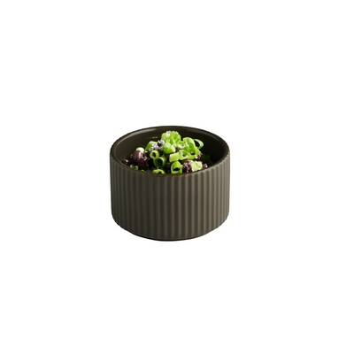 Schale The Grid mud, Ø 9 cm, H: 6 cm, 0.2l  _2