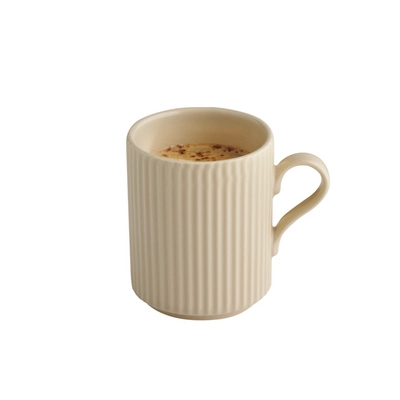 Kaffeebecher The Grid, Ø 7.5 cm, H: 9.5 cm,  24 cl, sand_2