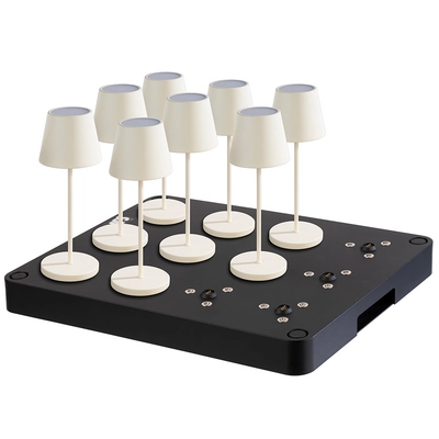 Station de charge, 12 emplacements, 43 x 33 cm,  H: 4.5 cm, 2 télécommandes (piles incluses)_2