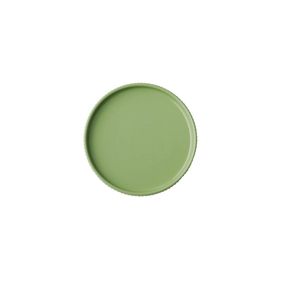 Assiette The Grid, Ø 16 cm, H: 2.5 cm,  sauge_3