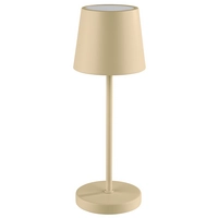 Tischleuchte Merle Mini, Ø 9 cm, H: 25 cm, sand 