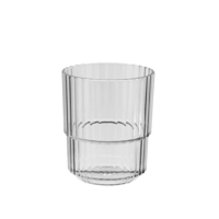 Gobelet Linea, gris, 300 ml, empilable, Ø 8.5 cm, H: 10 cm, en Tritan