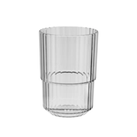 Gobelet Linea, gris, 400 ml, empilable, Ø 8.5 cm, H: 12 cm, en Tritan