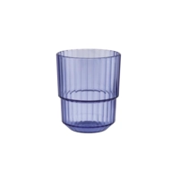 Gobelets Linea, bleu, 150ml, empilable Ø 6.5 cm, H: 8 cm, en Tritan