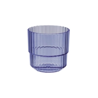 Gobelets Linea, bleu, 220 ml, empilable Ø 8.5 cm, H: 8 cm, en Tritan