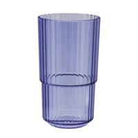 Gobelets Linea, bleu, 500 ml, empilable Ø 8.5 cm, H: 15 cm, en Tritan