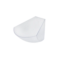 Bol pour support multiple, 19.5 x 16.5 cm H: 10.5 cm, transparent