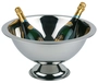 Champagnerkühler, Ø 45 cm, H: 23 cm, 12l Edelstahl, hochglanzpoliert