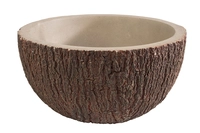 Bol coconut, Ø 23 cm H: 12.5 cm, beton, 1 litre _1