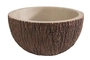 Bol coconut, Ø 23 cm H: 12.5 cm, beton, 1 litre 