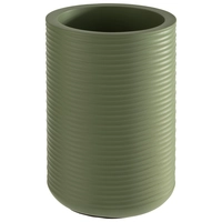Flaschenkühler Element, aussen Ø 13 cm, H: 19.5 cm Beton, Farbe: Grün