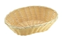 Brot und Obstkorb oval, 18 x 12 cm, H: 7 cm Polypropylen, hellbeige