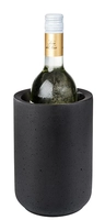 Flaschenkühler Element Black, Ø 12 cm H: 19 cm Beton, schwarz                _1