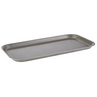 Plateau Vintage, en inox, 34 x 18 cm, H: 1.5 cm _1