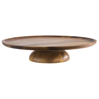 Plat à service / tarte, Ø 38.5 cm, H: 8 cm en bois d'acacia_1