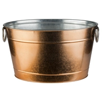 Bassine à glace Tin, 40 x 28 cm, H: 22 cm Aspect cuivre, en métal, galvanisé, PVC_1