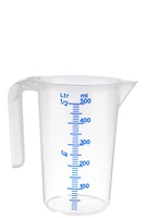 Pichet gradué, polypropylene, H: 14 cm, 0.5 L _1