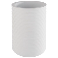 Element Rafraîchisseur de bouteille, blanc,  Ø 13 cm, H: 19.5 cm, béton rainuré