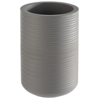 Element Rafraîchisseur de bouteille, gris Ø 13 cm, H: 19.5 cm, béton rainuré