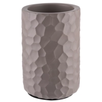 Element Rafraîchisseur de bouteille, gris,  Ø 12 cm, H: 19 cm, béton téxturé