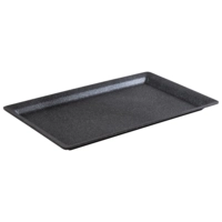 GN 1/1 Tablett Frostfire, 53 x 32.5 cm, H: 3 cm,  schwarz schwarz