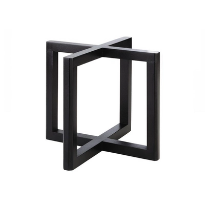 Support buffet Wood, 20 x 20 cm, H: 17.5 cm, en bois d'acacia noir_1